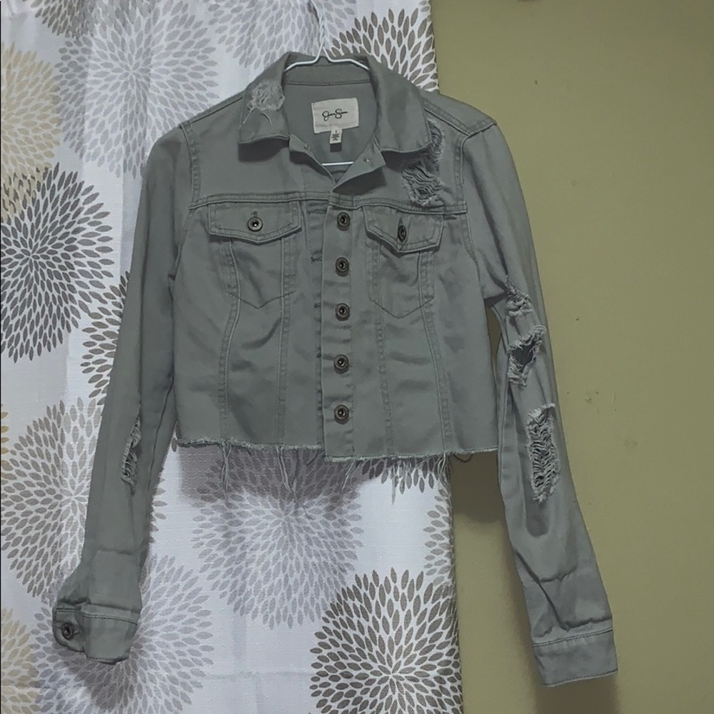 Jean ripped jaket